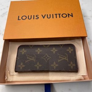 Authentic Louis Vuitton iPhone X phone case rose